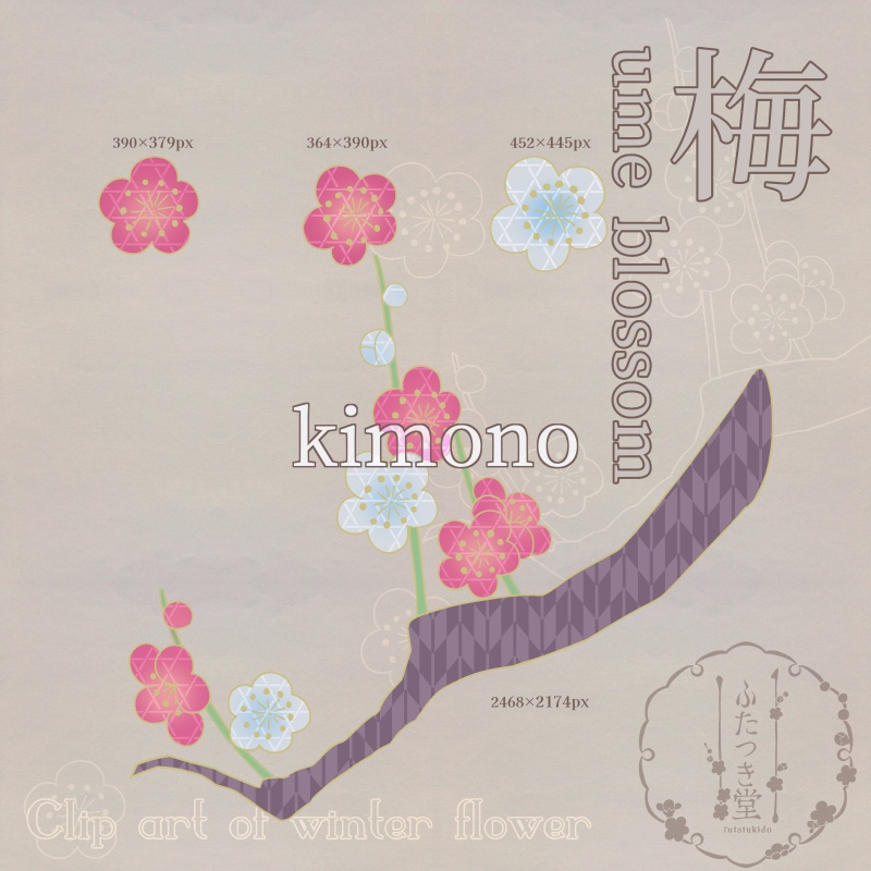 冬の花カットイラスト