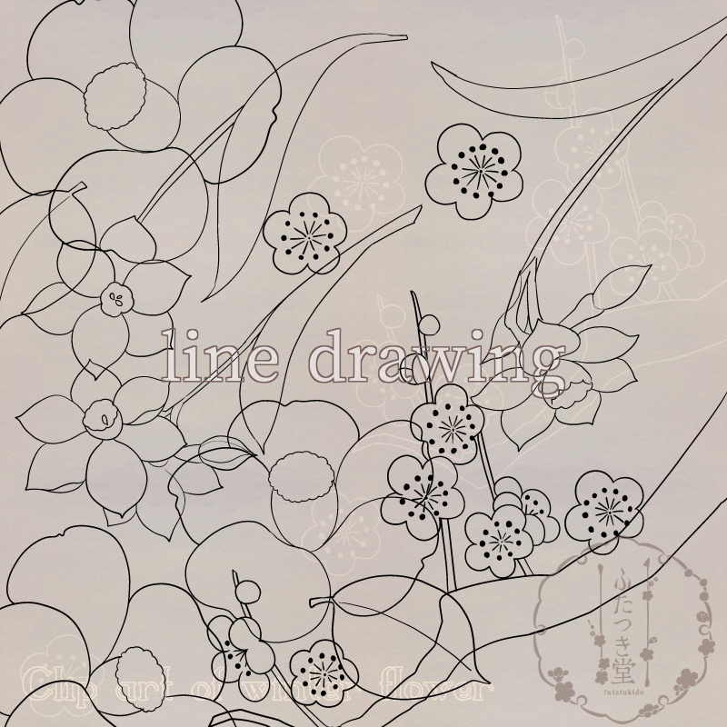 冬の花カットイラスト