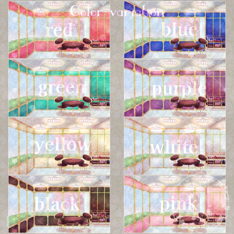 【動く背景】Bijou cafe-宝石のお菓子屋さん-