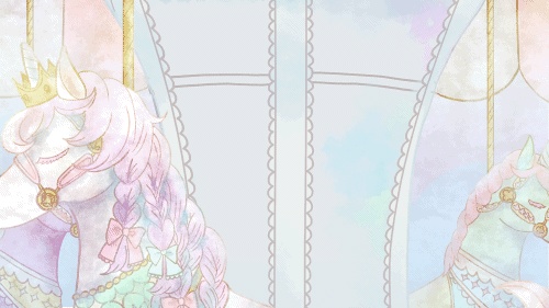 【動く背景】ゆめかわメリーゴーランド