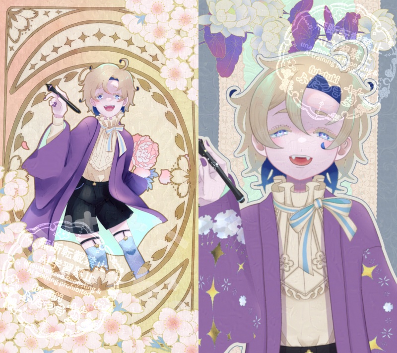 フリー素材、作例