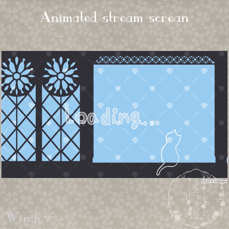 【背景素材】 窓のむこうの景色