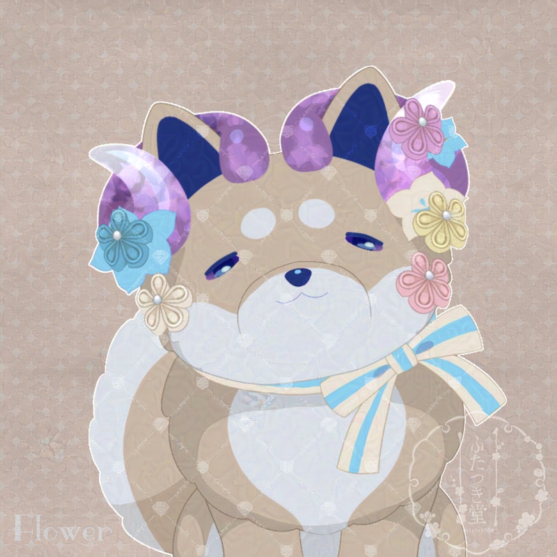 【Live2Dアイテム】お花のつまみ細工