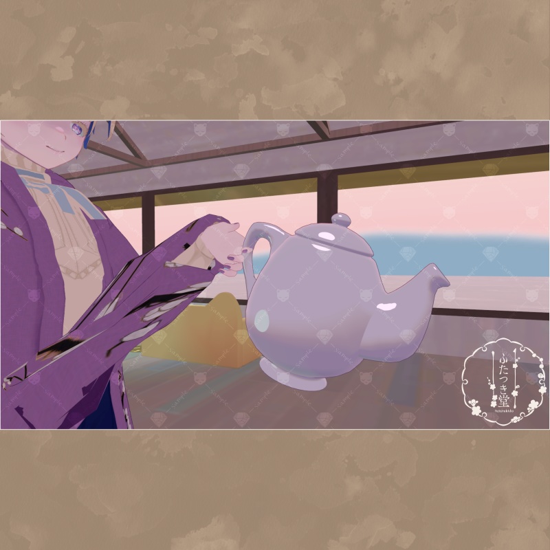 【VRChat対応】春待ちきつねのカフェインテリア