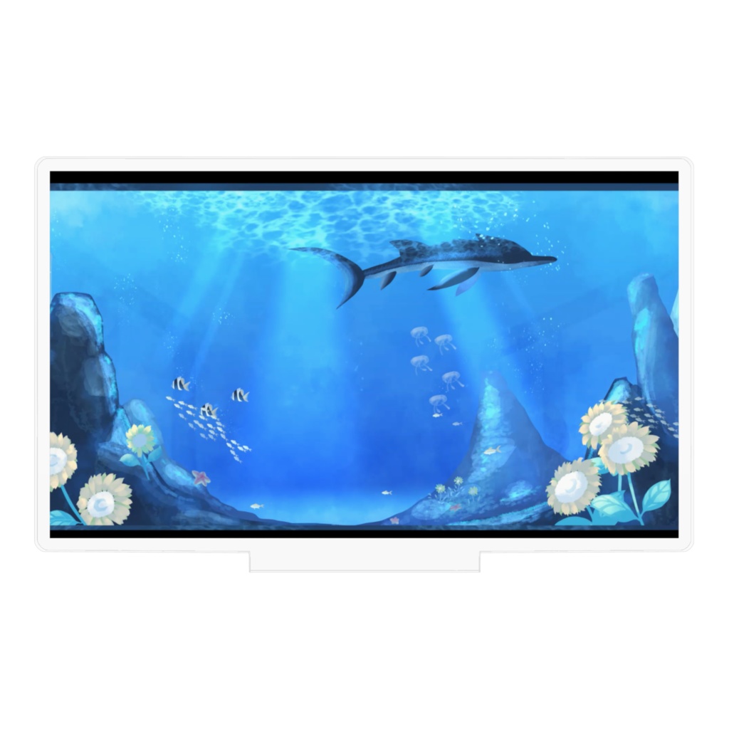 大水槽前アクスタ