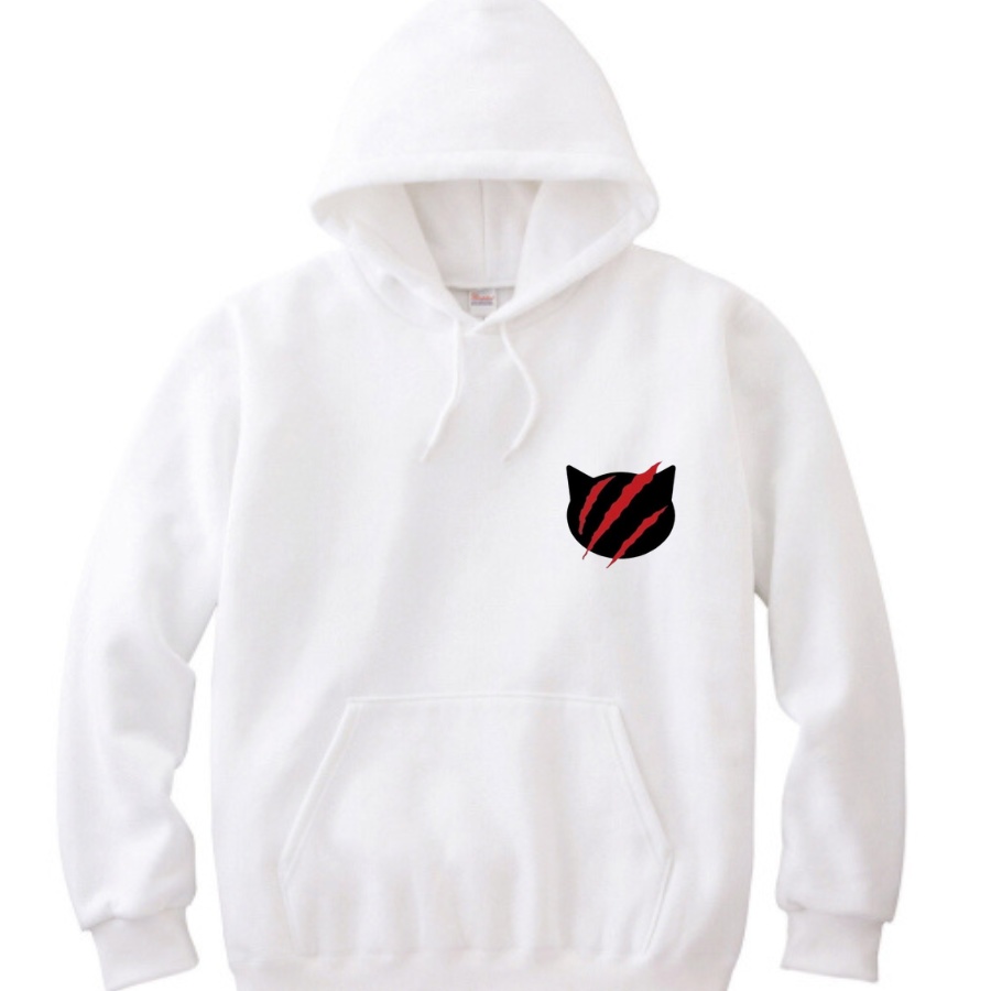 猫ロゴ_パーカー