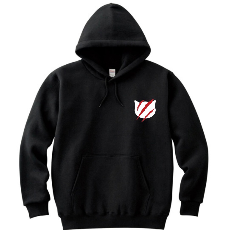 猫ロゴ_パーカー