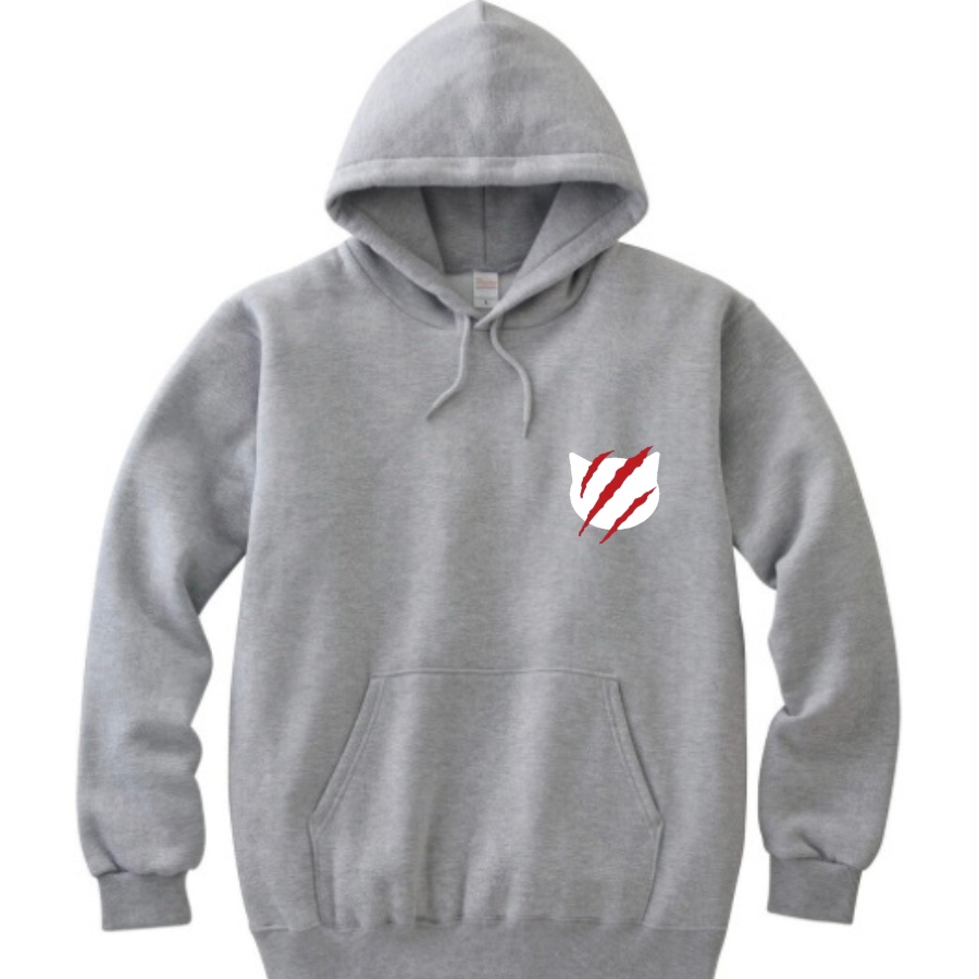 猫ロゴ_パーカー