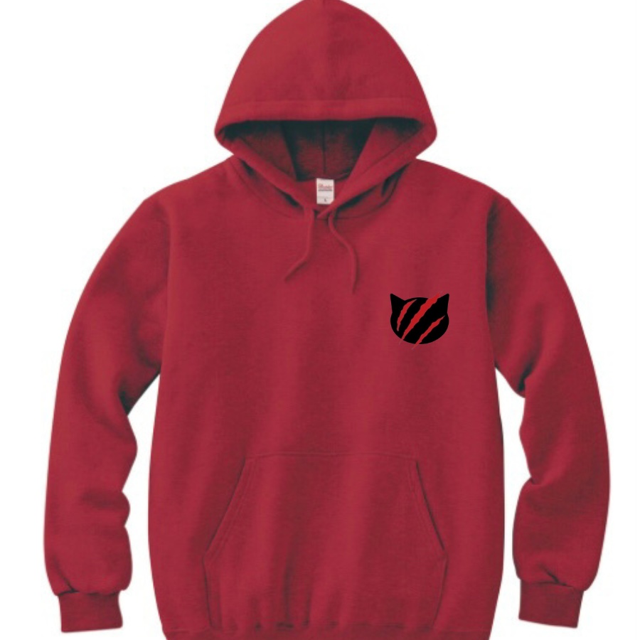 猫ロゴ_パーカー