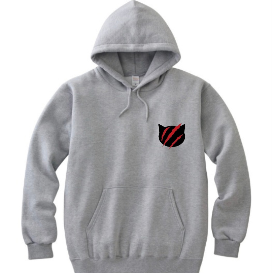 猫ロゴ_パーカー