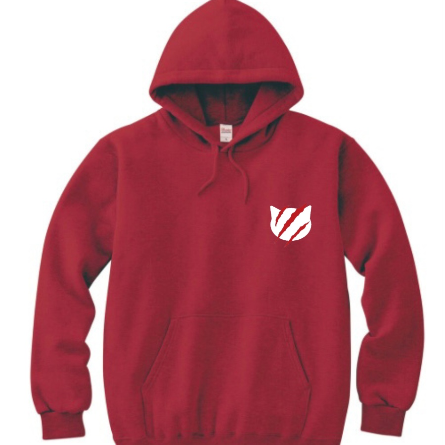 猫ロゴ_パーカー