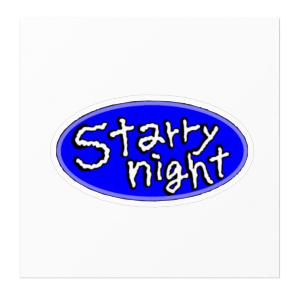 starry night ステッカー