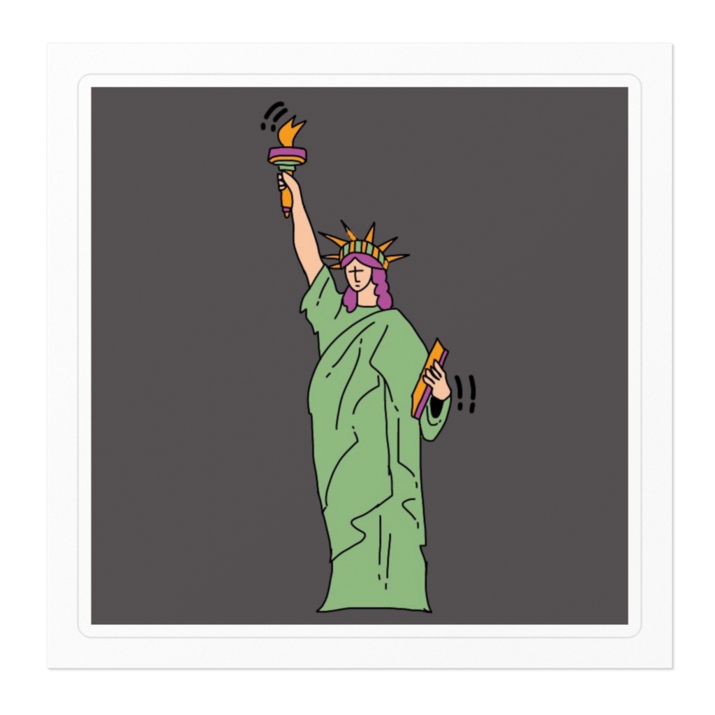 statue of Liberty ステッカー
