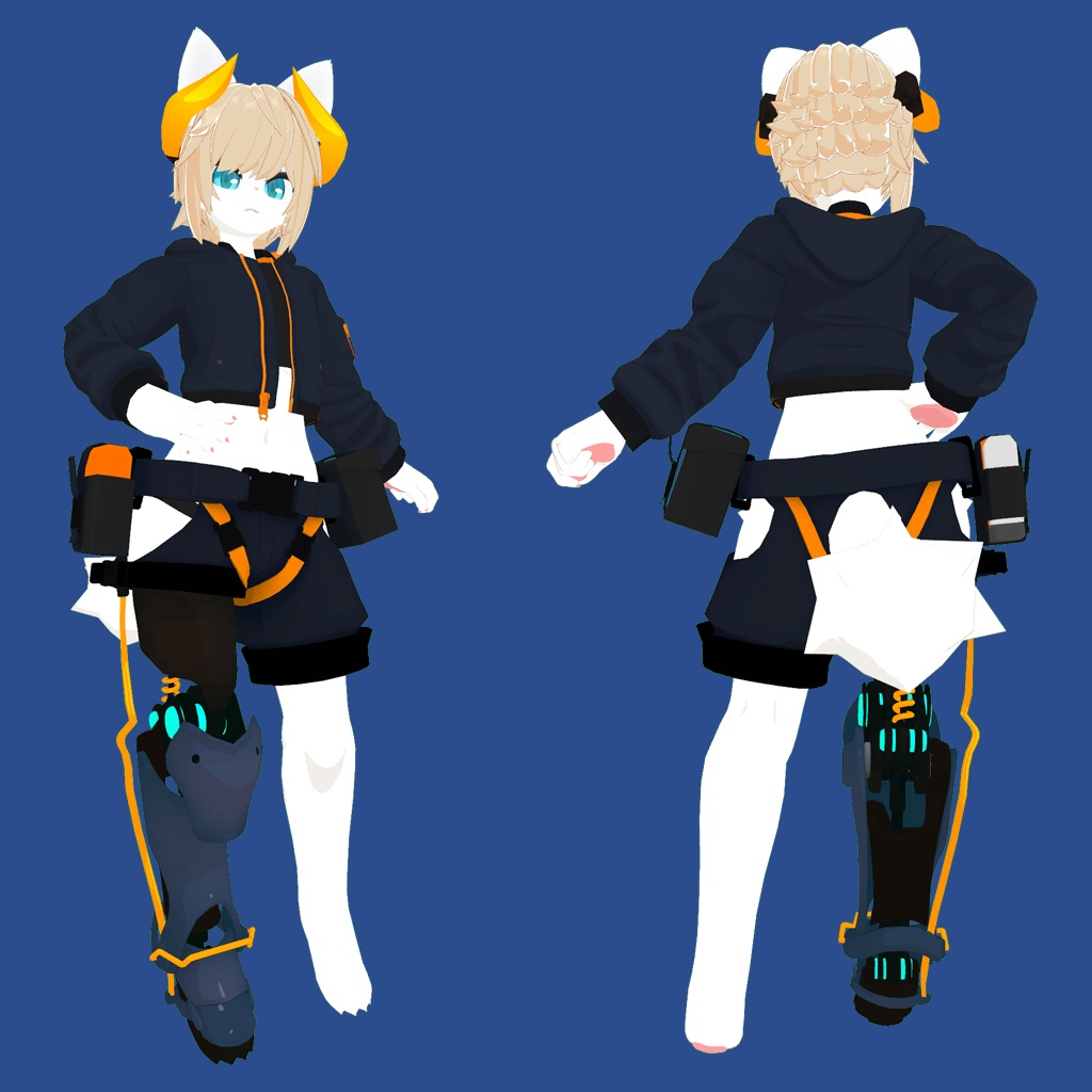 【オリジナル3Dモデル】ブルータン/BLUEtan