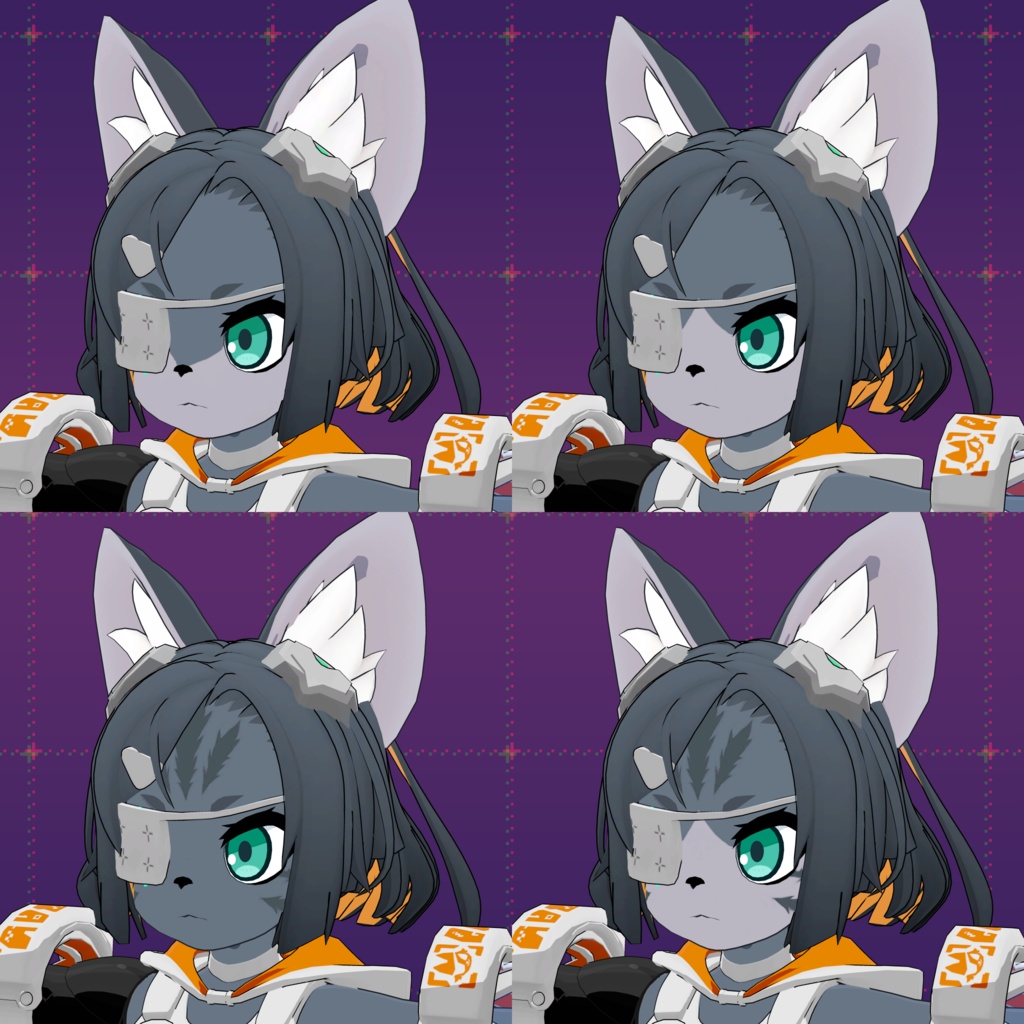 【オリジナル3Dモデル】ぐれいたん/Graytan