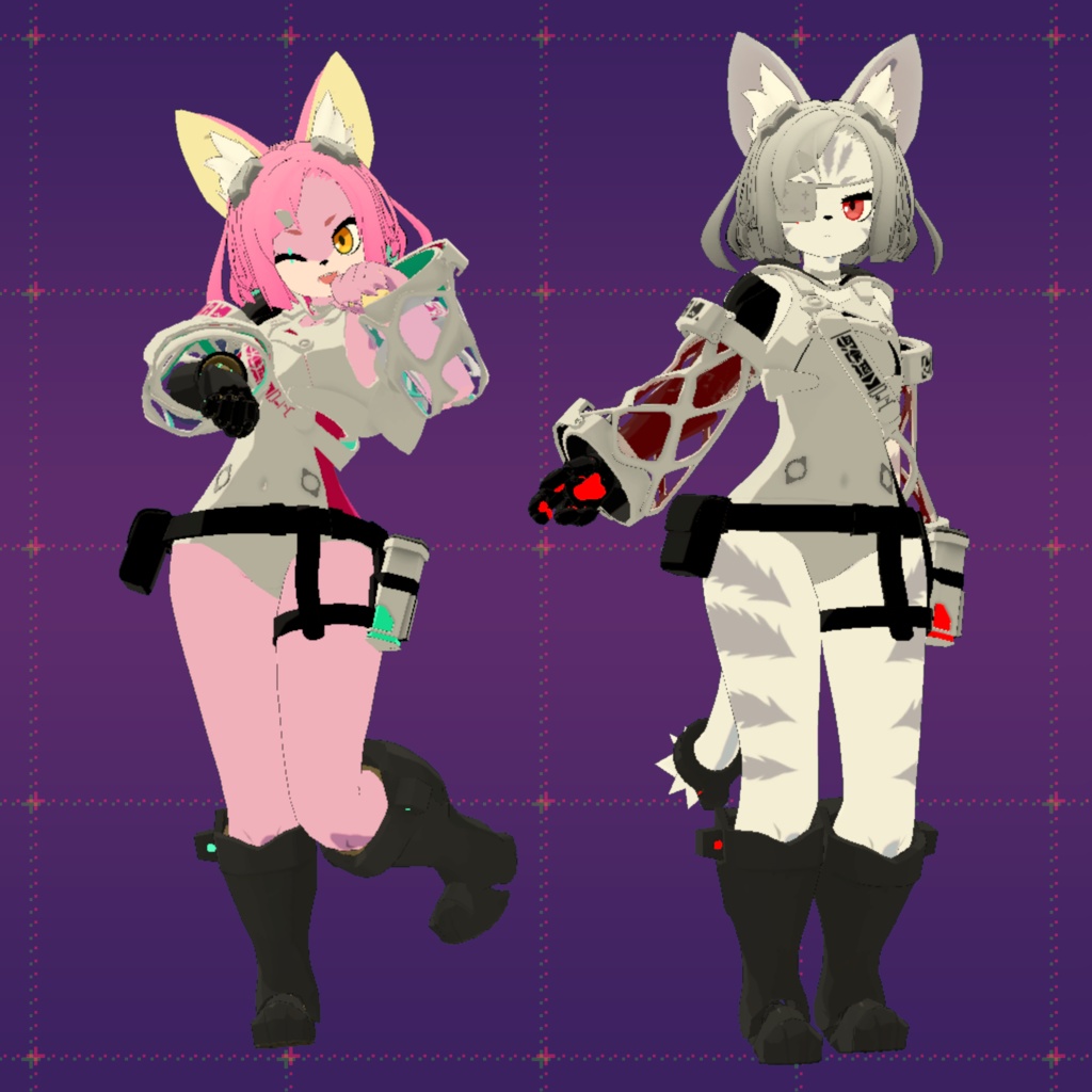 【オリジナル3Dモデル】ぐれいたん/Graytan