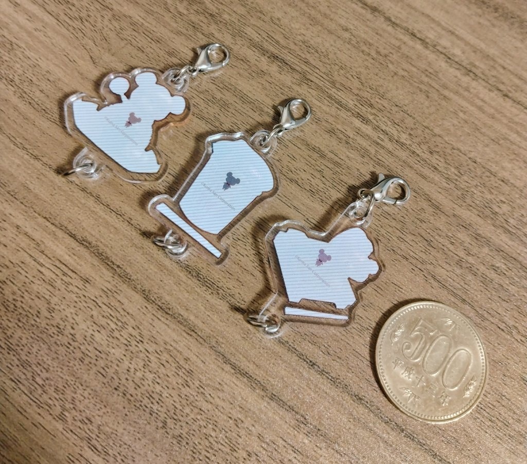 連結アクリルチャーム / 3種類1セット!