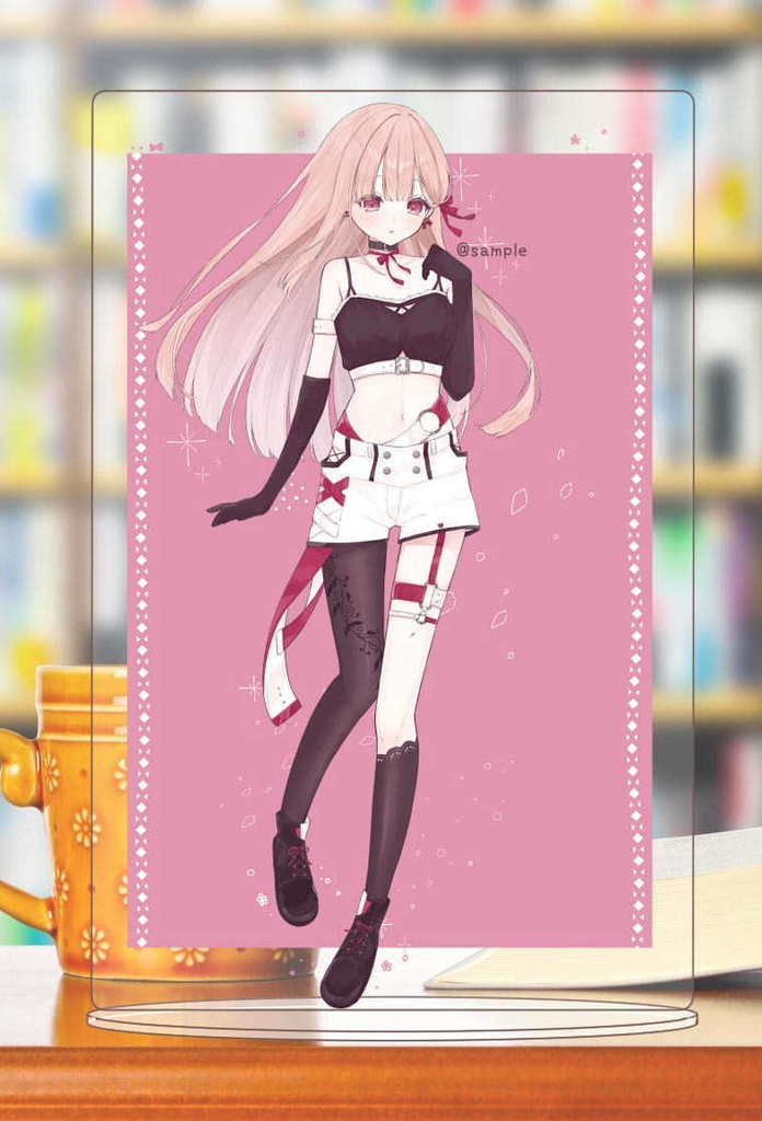 【受注生産】アクリルスタンド / 3Dモデル記念イラスト