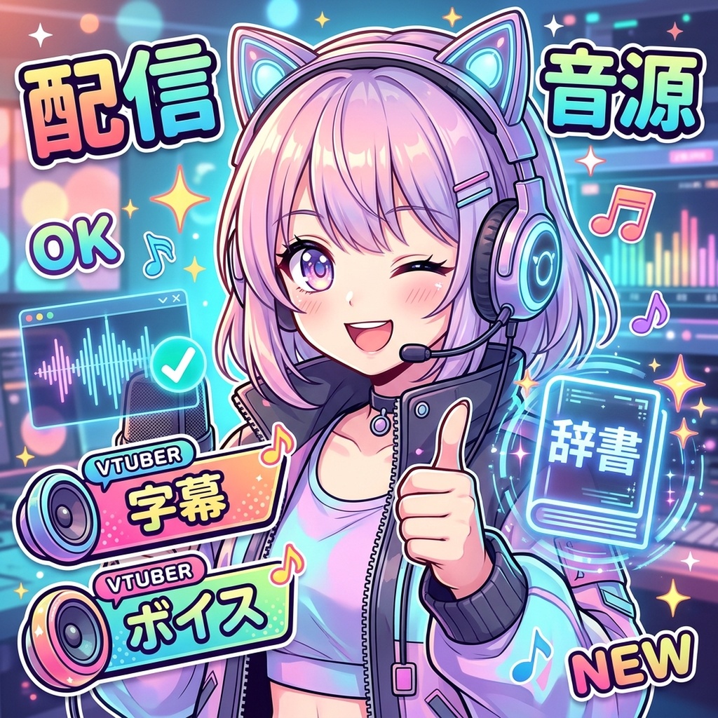 【字幕確認時間を76.9%削減】V-Sub Studio Pro｜VTuber切り抜き・長時間配信編集者用 固有名詞辞書付き字幕仕上げツール（Premiere / DaVinci / YMM4対応）