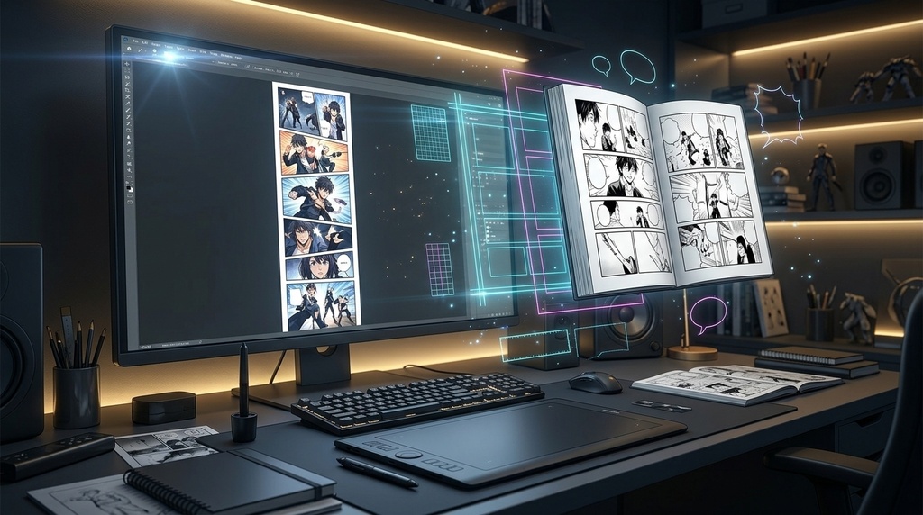 【縦読み漫画・同人誌制作】TateYomi-to-Book Studio Pro|右綴じ見開き・ページ組版シミュレーター