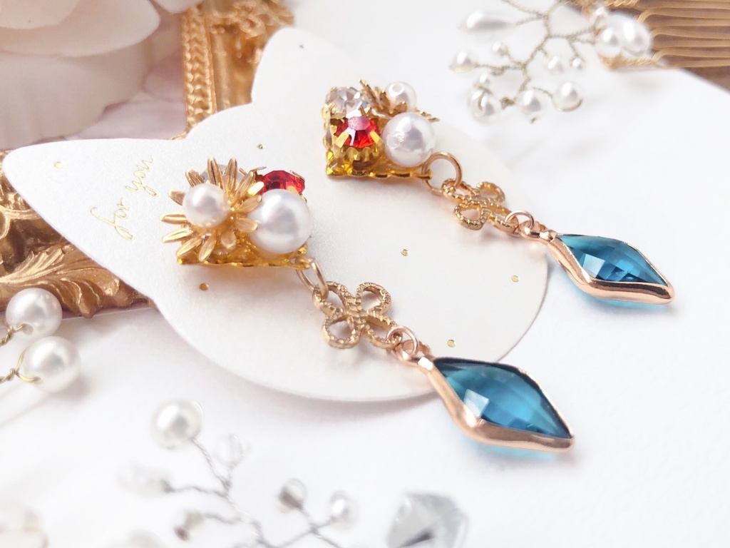 小夜左文字イメージピアス(金具変更可)