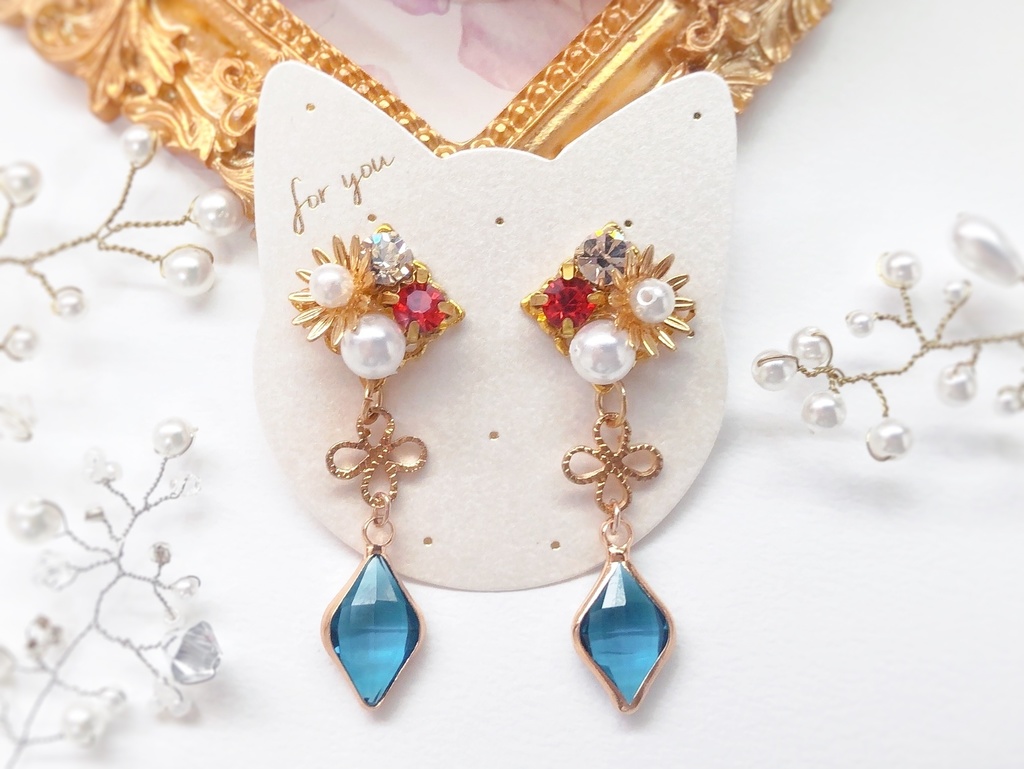 小夜左文字イメージピアス(金具変更可)