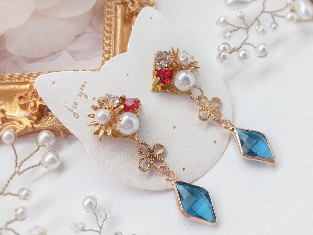 小夜左文字イメージピアス(金具変更可)