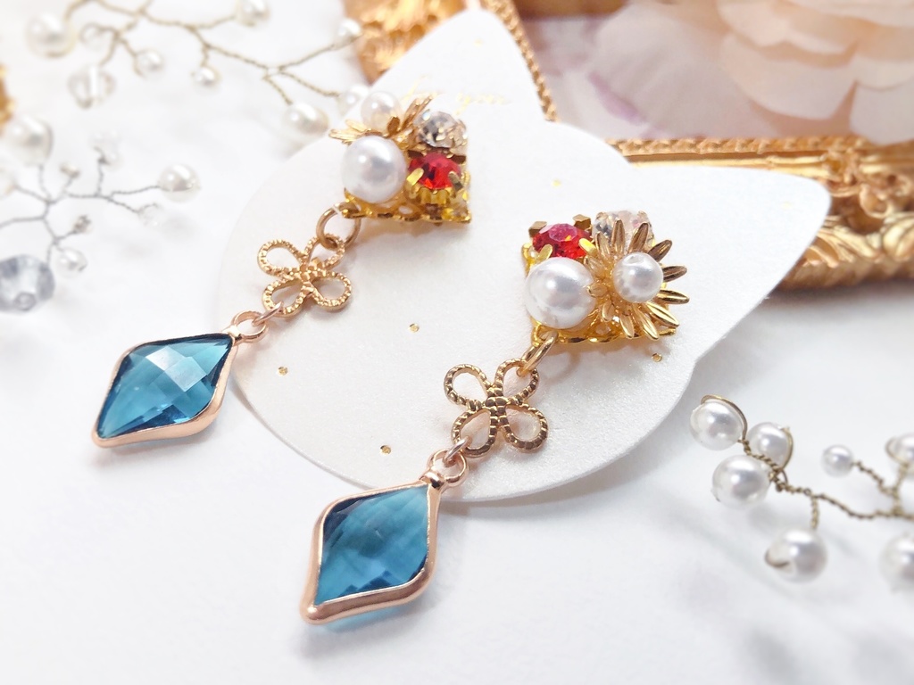 小夜左文字イメージピアス(金具変更可)