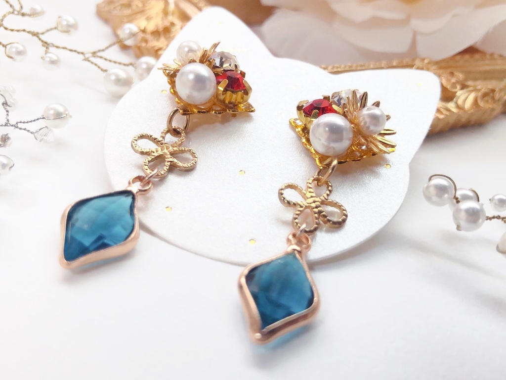 小夜左文字イメージピアス(金具変更可)