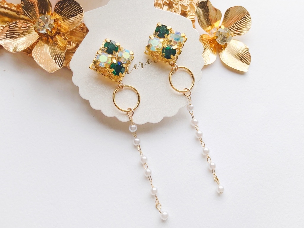 にっかり青江イメージピアス(金具変更可)