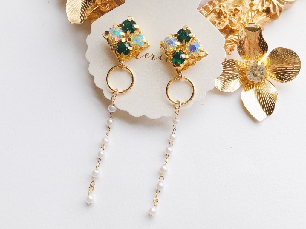 にっかり青江イメージピアス(金具変更可)