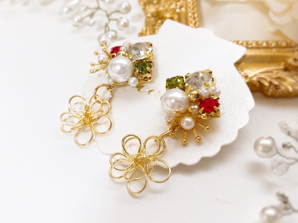 鶯丸イメージピアス(金具変更可)