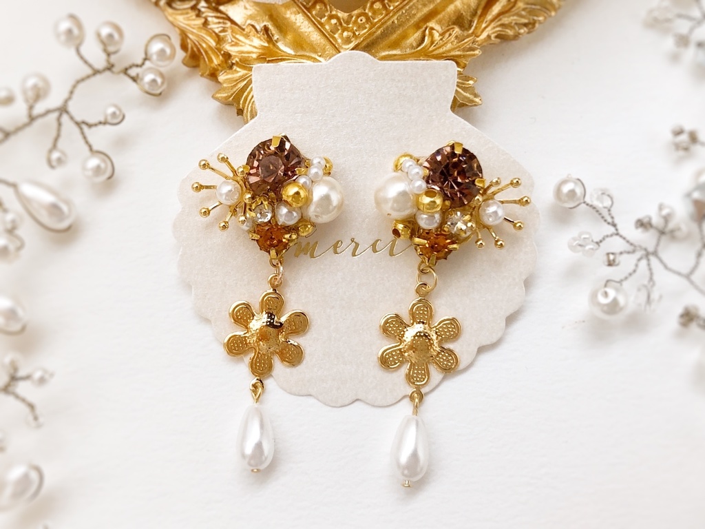 前田藤四郎イメージピアス（金具変更可）