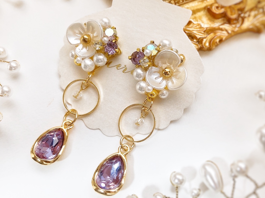 五月雨江イメージピアス(金具変更可)