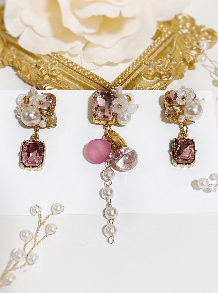 村雲江イメージピアスセット(金具変更可)