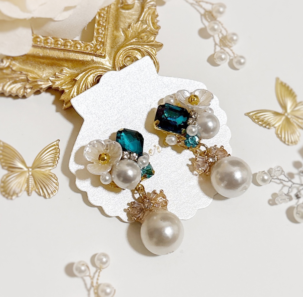 松井江イメージピアス(金具変更可能)