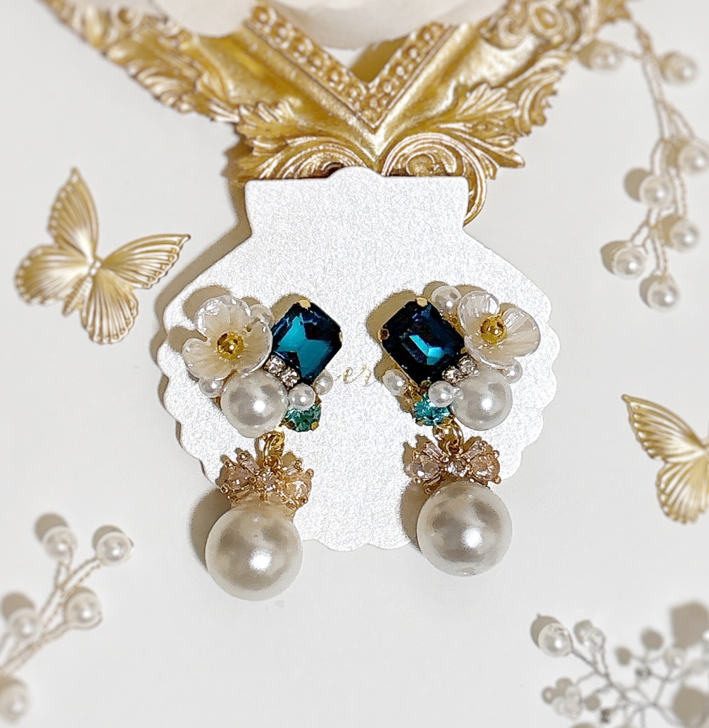 松井江イメージピアス(金具変更可能)