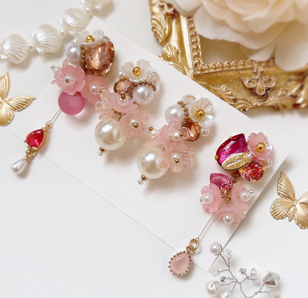 村雲江イメージピアスセット(金具変更可)