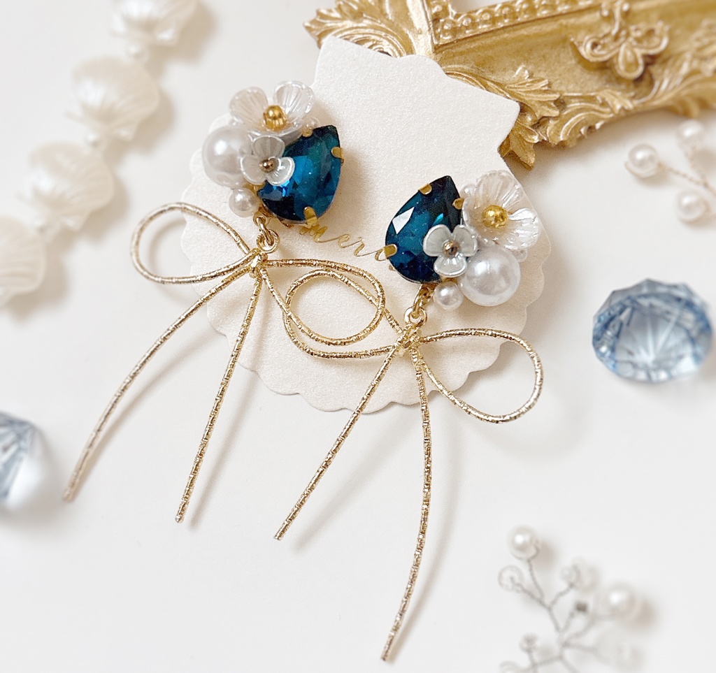 松井江イメージピアス(金具変更可)