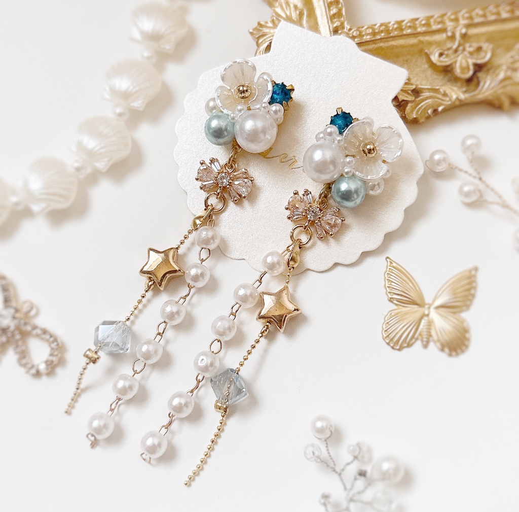 松井江イメージピアス(金具変更可)