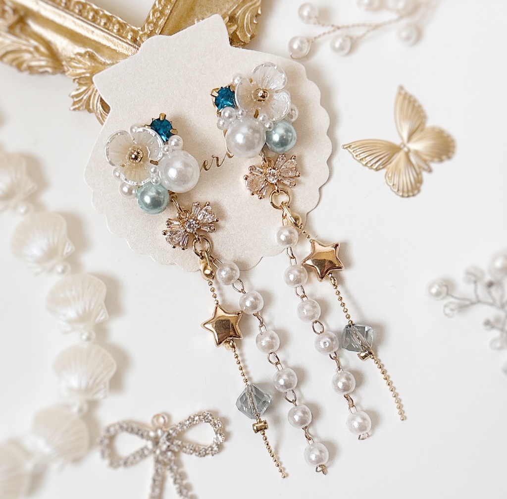 松井江イメージピアス(金具変更可)