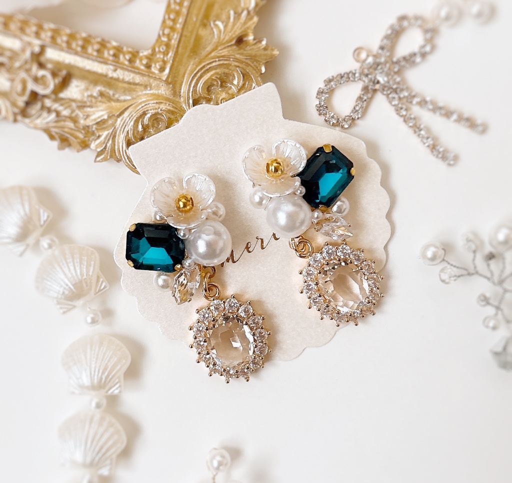 松井江イメージピアス（金具変更可）