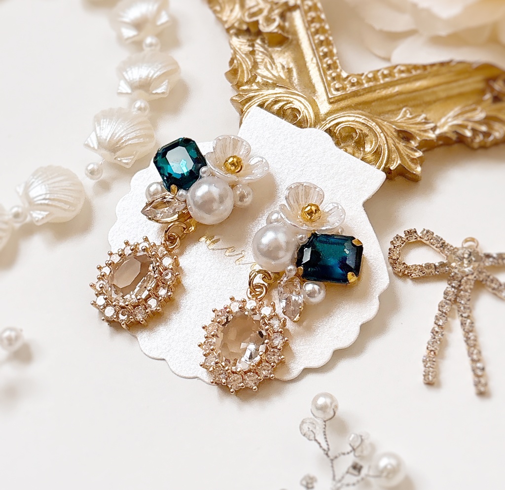 松井江イメージピアス(金具変更可)