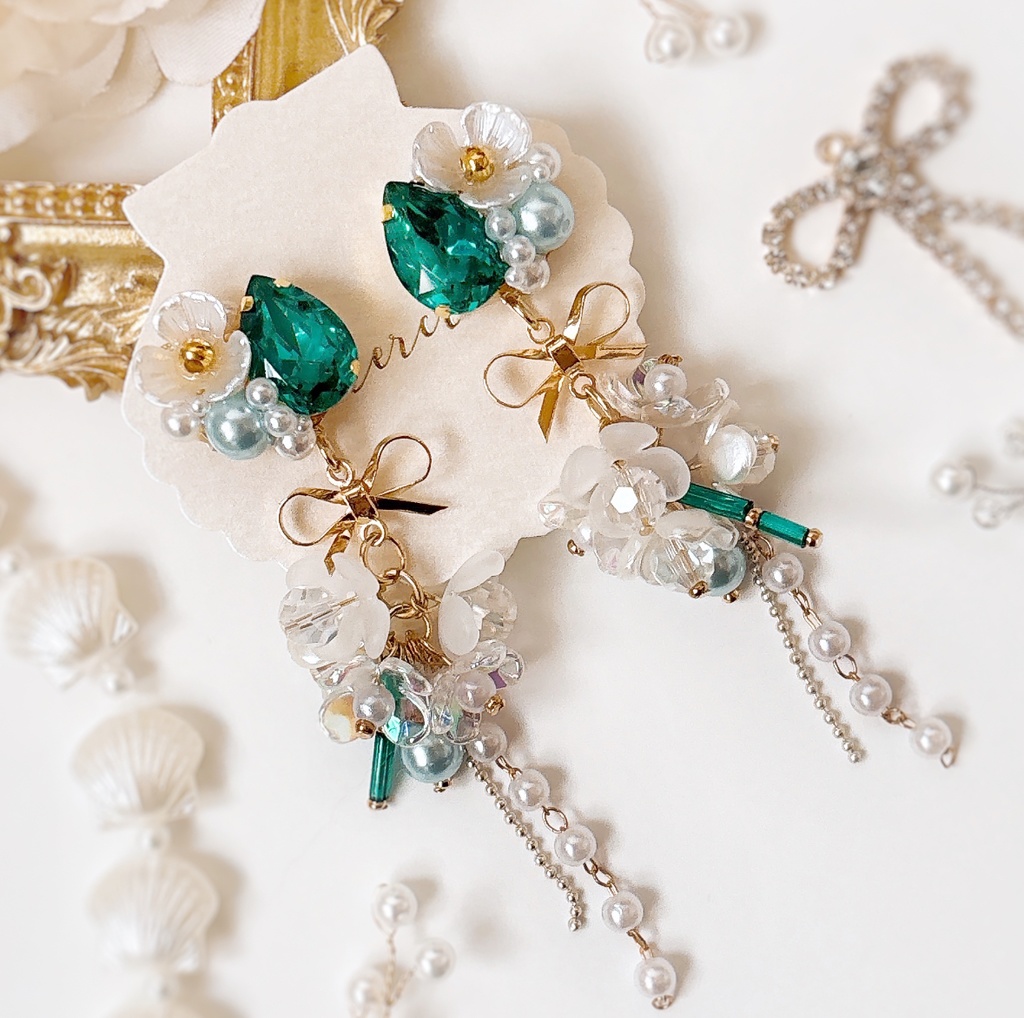 雲生イメージピアス（金具変更可）