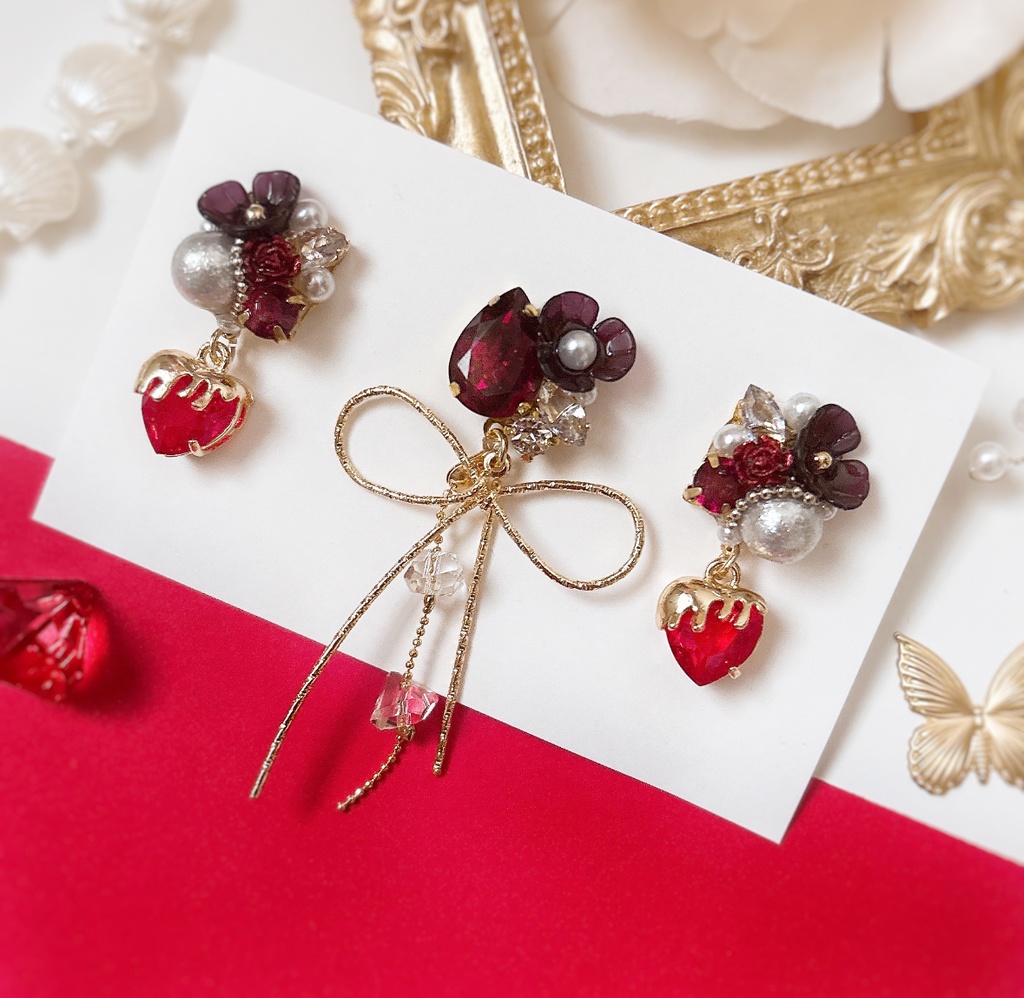 京極正宗イメージピアスセット（金具変更可）