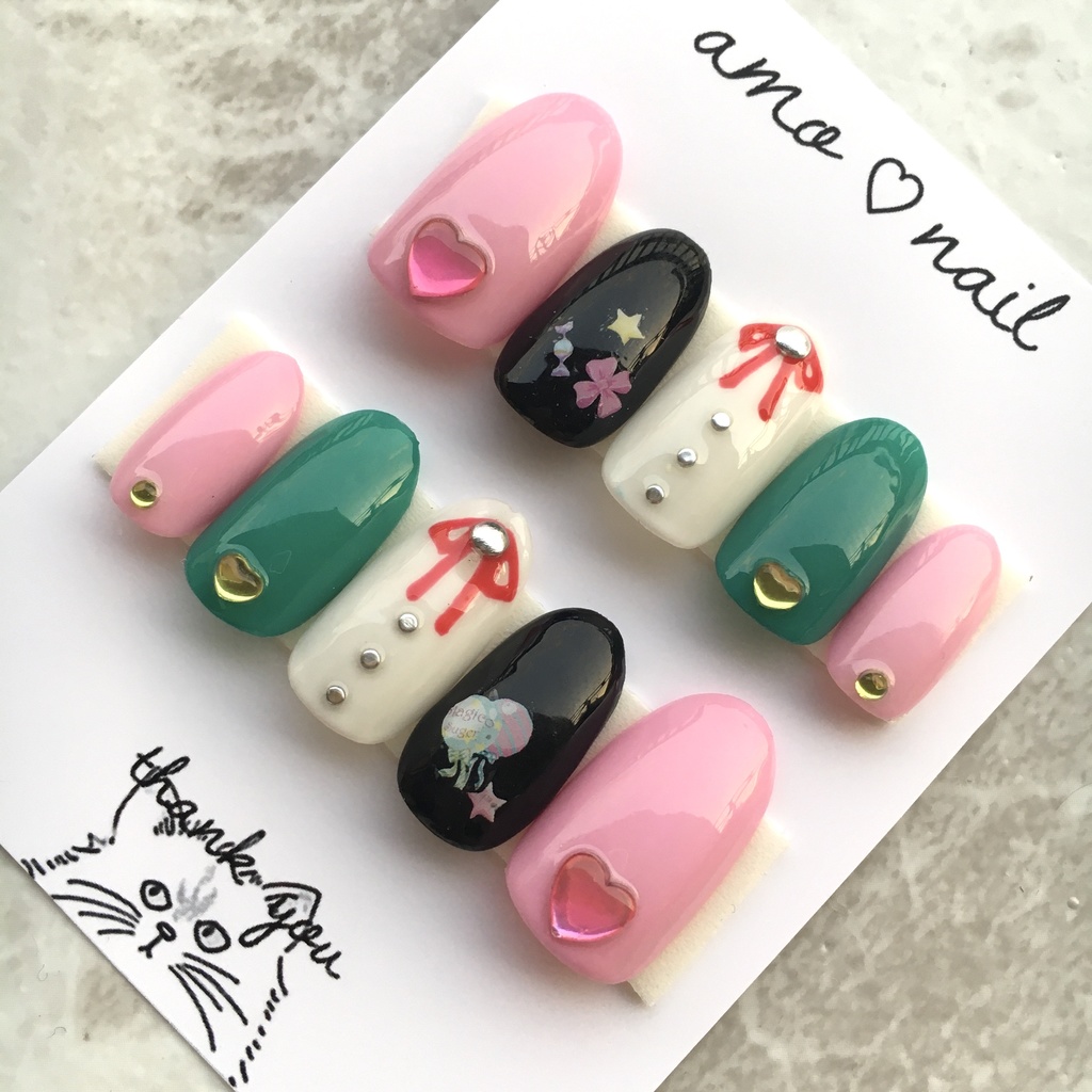 ヒプノシスマイク 飴村乱数 イメージネイル ネイルチップ Amo Nail Booth