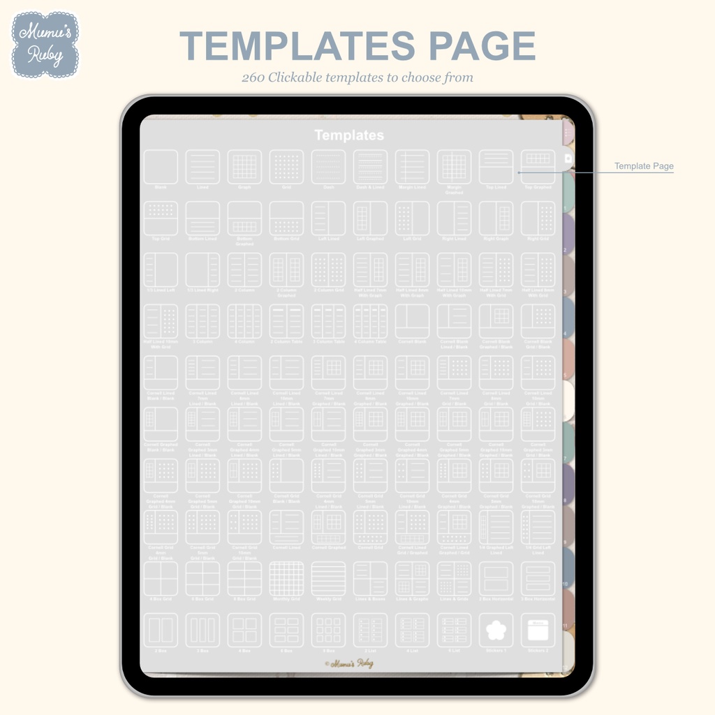 デジタルノート『Circus』GoodNotes Notability Noteshelf