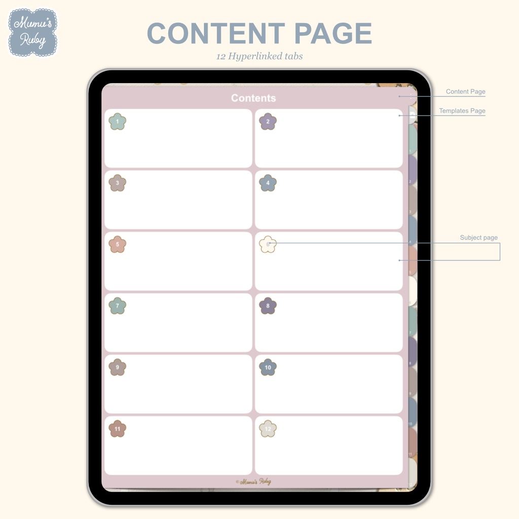 デジタルノート『Circus』GoodNotes Notability Noteshelf