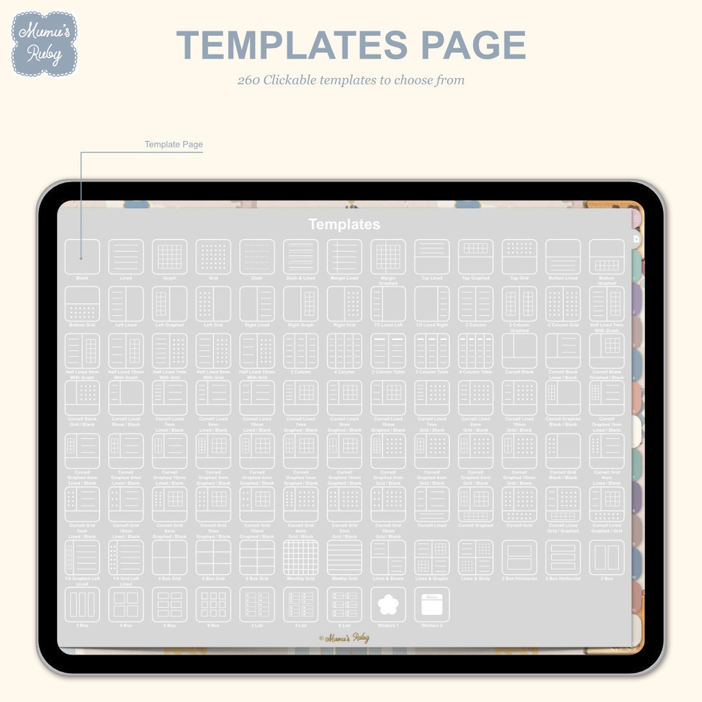 デジタルノート『Circus』横向き