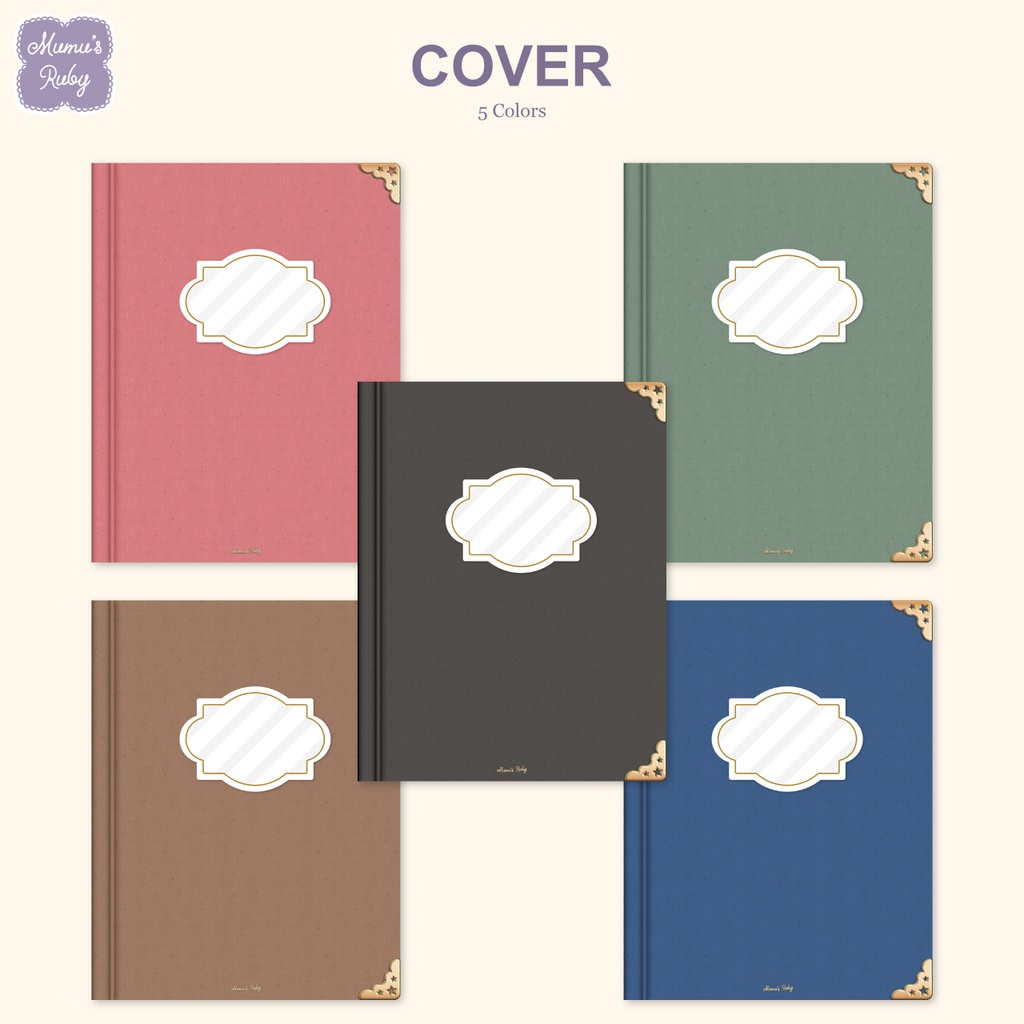 デジタルノート『Simple 5 color』PDF GoodNotes Notability Noteshelf